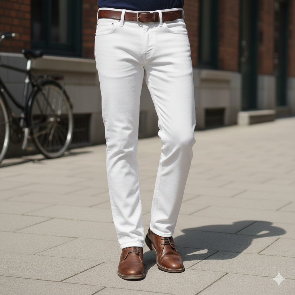 デニムパンツ(白)#1234-5692