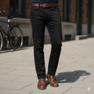 デニムパンツ(黒)#1234-5691