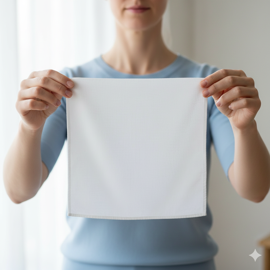 ハンカチ(白)#1234-5700